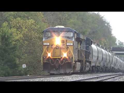CSX ES40DC 5281 and AC44CW 424 Lead Local M779 on 10/28/20