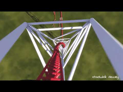 The Reimagined Top Thrill Dragster Concept | World's Tallest Swing Launch Strata Coaster