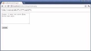 Beginner PHP Tutorial - 53 - Word Censoring Part 2