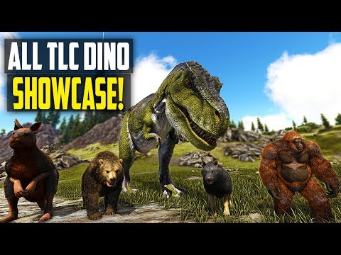 🔔 ALL ARK DINO TLC PHASE 1 SHOWCASE! NEW ANIMATIONS AND MODELS! Ark Survival Evolved Update 278