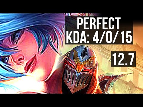 SONA vs ZED (MID) | 4/0/15, 68% winrate | BR Master | 12.7