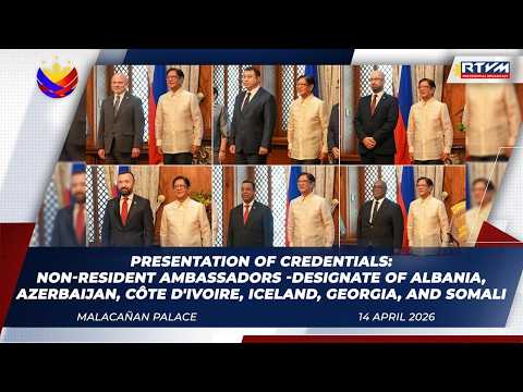 Presentation of Credentials: Non-Resident Ambassadors-Designate