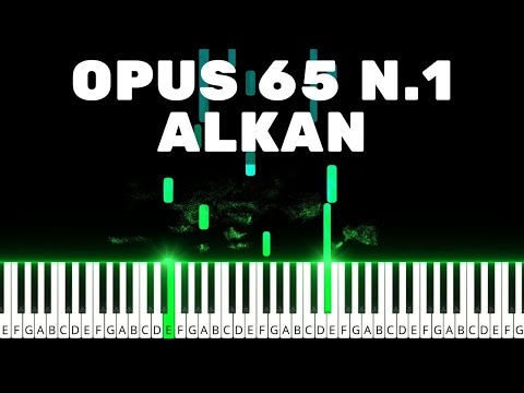 Chant in E Major - Opus 65 No 1 - Alkan [Piano Instrumental Tutorial]