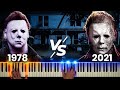 Michael Myers Theme Song - 1978 VS 2021 Halloween Theme (Piano & Synth)