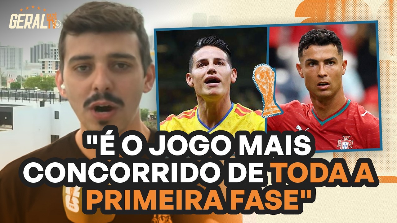 O JOGO MAIS IMPORTANTE DA FASE DE GRUPOS? TUDO SOBRE PORTUGAL X COLÔMBIA | GERAL CAZÉTV