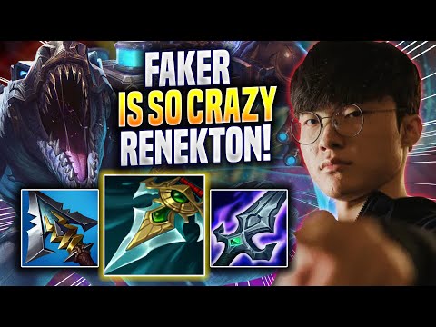 FAKER IS SO CRAZY WITH RENETON! - T1 Faker Plays Renekton MID vs Irelia! | Season 2023