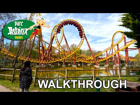 Video: Parc Asterix - Walkthrough 2025 - 4K [Paris] — Parc Astérix in Plailly, Oise