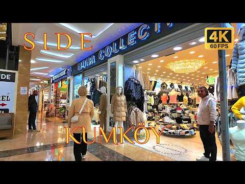 🇹🇷 SIDE NEW MALL KUMKÖY & Mall of Side ⚜️ EINKAUFSZENTRUM / REPLIKA MARKET TÜRKEI #türkei 4K