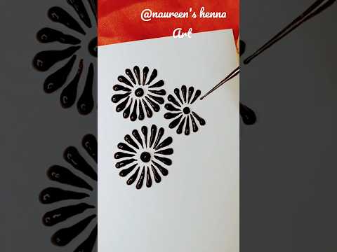 Cute Henna Flowers 🌺 #shorts #viral #tiktok #trending #henna #youtubeshorts