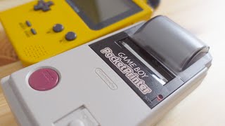 GBポケットカメラで撮影した写真をポケットプリンタで印刷 - GAME BOY Camera & GAME BOY Printer