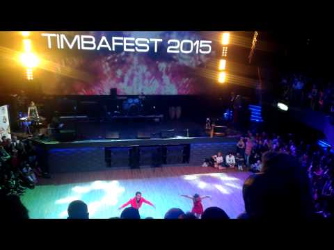 Timbafest 2015. Osbanis Tejeda y Anneta Kepka