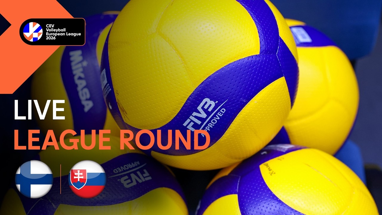 LIVE | Finland vs. Slovakia | CEV Volleyball European League 2026 | Men