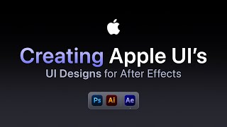 How to Create UI Designs for After Effects (Viral Apple Style)