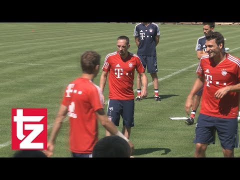FC Bayern: Training vor dem Testspiel gegen den BCF Wolfratshausen