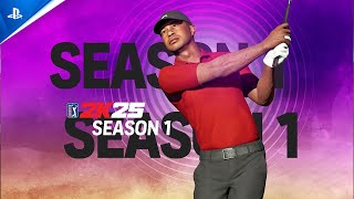 PGA Tour 2K25 - Season 1 Trailer | PS5 Games Trailer