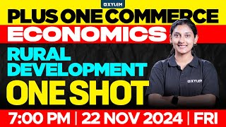 Plus One Commerce - Economics | Rural Development - One Shot | Xylem P