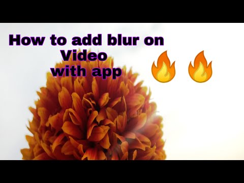 How to add blur on YouTube video||Camera tricks