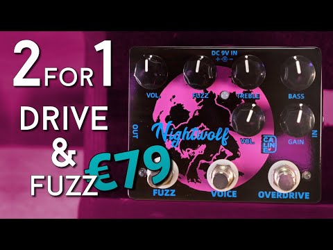 Caline DCP-08 Nightwolf Fuzz & Overdrive Effect Pedal Free Shipment image 7