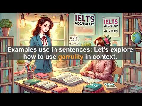 IELTS 9.0 Vocabulary Lesson: Garrulity - Meaning, Common errors, Synonyms and Antonyms