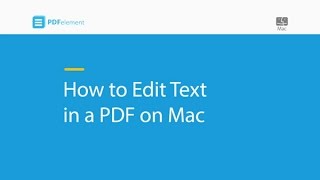 How to Edit Text in PDF on Mac (compatible with macOS 10.14 Mojave)