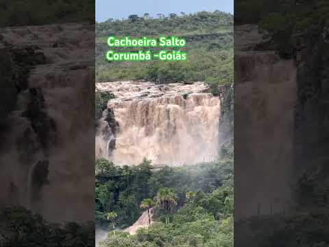 Cachoeira salto-Corumba-Go.        #estrada #goiás #cachoeira #cachoeirasaltocorumba