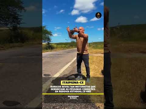 Rota do perigo: Péssimas condições da CE-060 ameaçam vidas entre Itapiúna e Caio Prado no Ceará