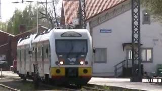 preview picture of video 'VR Dm12 leaves Joensuu train station'