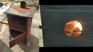 שיפוץ קמין עץ מלא בחלודה ! לא יאומן!! How I renovated a rusty, old fireplace.  worth watching! diy