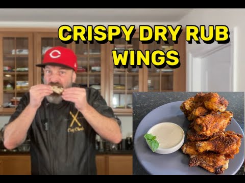 HOW TO MAKE CRISPY DRY RUB WINGS IN THE OVEN | OVEN BAKED CHICKEN WINGS WITH CHRIS BASSETT FORM RHOP
