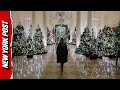 First Lady Melania Trump Unveils White House Christmas Decorations