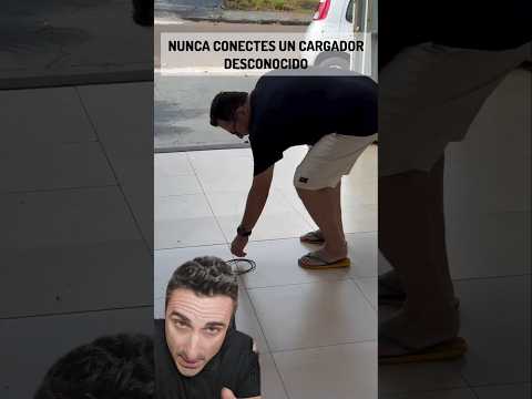 Nunca conectes un cargador desconocido.#supervivencia #sabiasque #curiosidades