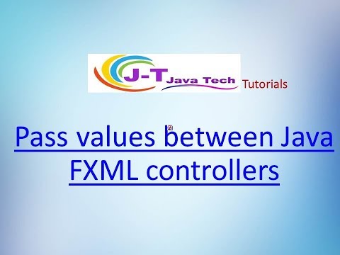 Pass Values Between Java FXML Controllers