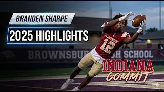 CIGNETTI STAYS HOT! 🔥 New Indiana WR Commit Branden Sharpe 2025 Tape
