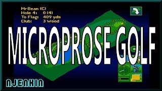 AMIGA - Microprose Golf - Review Commentary and Gameplay !!