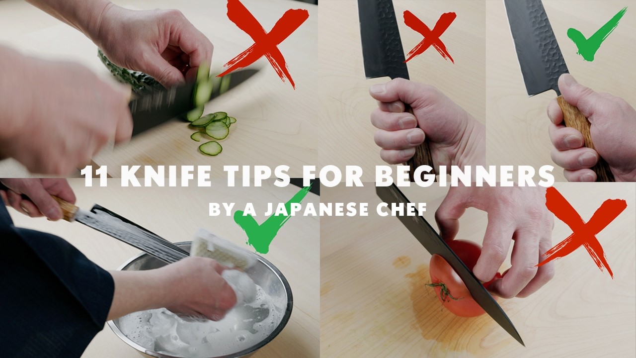 How many do you know?! | Basic Knife Handling Tips for Beginners