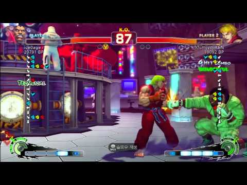 SSF4 Rank Match  ice0age r (BO)  vs  KichijyojiKEN (KE)