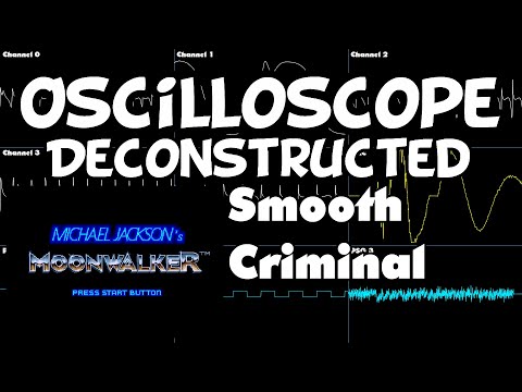 Michael Jackson's Moonwalker - Smooth Criminal - Oscilloscope Deconstruction