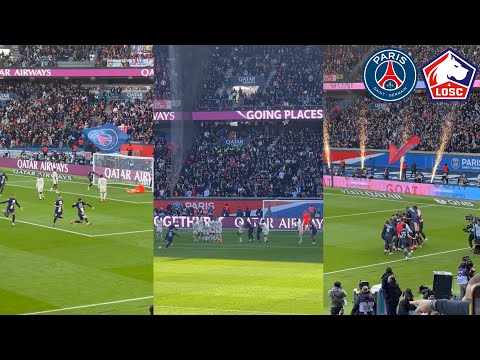 PSG Fans Crazy Reactions To Messi Last Minute Freekick Goal Against Lille