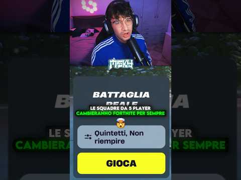Le SQUAD da 5 CAMBIERANNO FORTNITE per SEMPRE‼️-Fortnite ITA#fortnite #viral #shorts