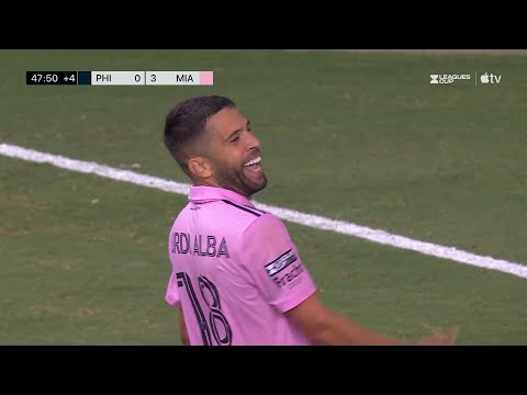 Gol de Jordi Alba | Philadelphia Union 0 - 3 Inter Miami | Leagues Cup Semifinal