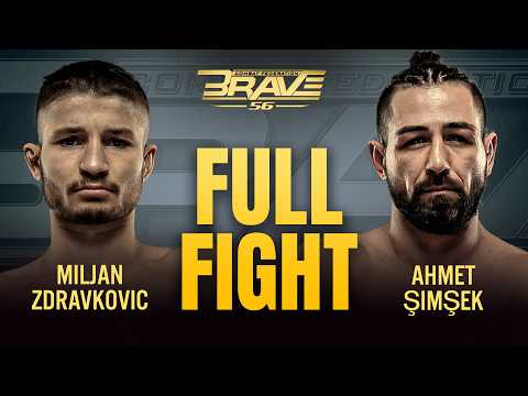 Miljan Zdravkovic vs Ahmet Simsek full fight