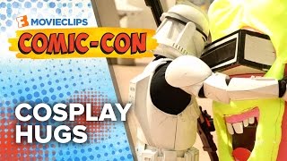 Enemies Hugging It Out - Comic-Con (2015) HD video