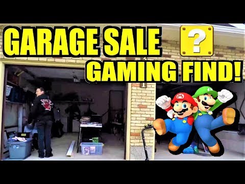 Ep164: I MADE A NICE GAMING FIND AT THIS GARAGE SALE! - The ORIGINAL Go-Pro Garage Sale'rs!