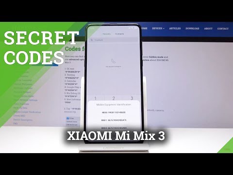 XIAOMI Mi Mix 3 CODES - Advanced Options / Hidden Settings