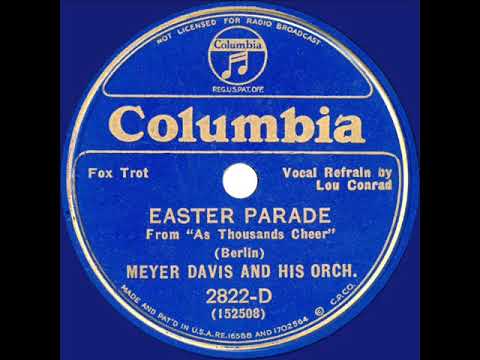1933 Meyer Davis - Easter Parade (Lew Conrad, vocal)