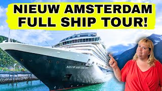 Holland America Nieuw Amsterdam Cruise Ship | EXCLUSIVE FULL TOUR 2025