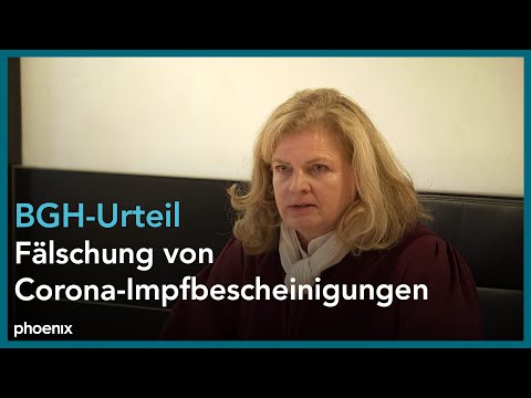 Bundesgerichtshof: Fälschung von Corona-Impfbescheinigungen auch nach altem Recht strafbar