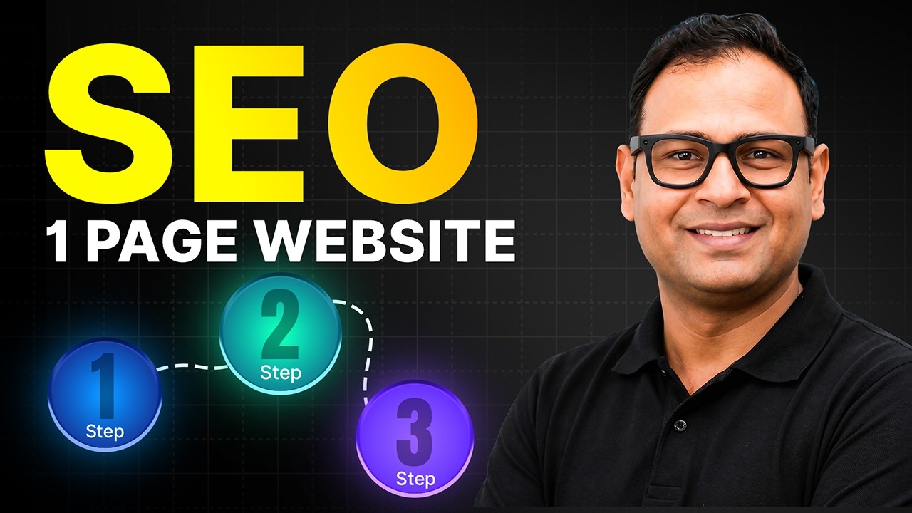 One Page Website SEO Explained - Umar Tazkeer