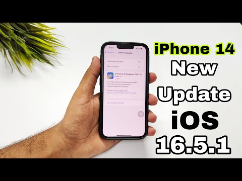iPhone 14 New Update | iOS Security Response 16.5.1 (c) Apple Inc. What's New..?