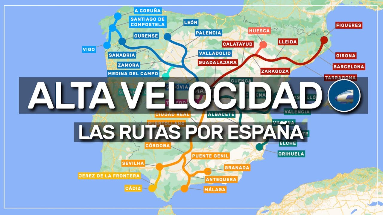 Watch ?? las rutas del tren de ALTA VELOCIDAD en España ???? #154 Now ?? las rutas del tren de ALTA VELOCIDAD en España ???? #154